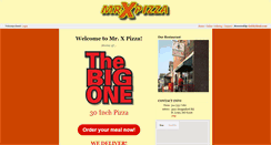 Desktop Screenshot of mrxpizza.com